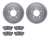 6502-03266 Brake Rotors w/5000 Advanced Brake Pads Kit, 2007-2009 Kia/Hyundai/Genesis, Position: Rear - image 1
