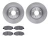 6502-03282 Brake Rotors w/5000 Advanced Brake Pads Kit, 2009-2011 Kia/Hyundai/Genesis, Position: Front - image 1