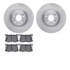 6502-03306 Brake Rotors w/5000 Advanced Brake Pads Kit, 2015-2017 Kia/Hyundai/Genesis, Position: Front - image 1