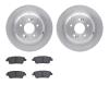 6502-03337 Brake Rotors w/5000 Advanced Brake Pads Kit, 2010-2017 Kia/Hyundai/Genesis, Position: Rear - image 1