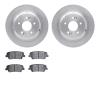 6502-03338 Brake Rotors w/5000 Advanced Brake Pads Kit, 2009-2009 Kia/Hyundai/Genesis, Position: Rear - image 1