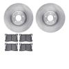 6502-03344 Brake Rotors w/5000 Advanced Brake Pads Kit, 2012-2017 Kia/Hyundai/Genesis, Position: Front - image 1