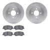 6502-03351 Brake Rotors w/5000 Advanced Brake Pads Kit, 2012-2017 Multiple Makes/Models, Position: Front - image 1