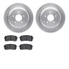 6502-03375 Brake Rotors w/5000 Advanced Brake Pads Kit, 2007-2012 Kia/Hyundai/Genesis, Position: Rear - image 1