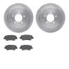 6502-03390 Brake Rotors w/5000 Advanced Brake Pads Kit, Fits Select Kia/Hyundai/Genesis, Position: Rear - image 1