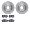 6502-03411 Brake Rotors w/5000 Advanced Brake Pads Kit, 2015-2015 Kia/Hyundai/Genesis, Position: Front - image 1