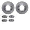 6502-03420 Brake Rotors w/5000 Advanced Brake Pads Kit, Fits Select Kia/Hyundai/Genesis, Position: Rear - image 1