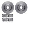 6502-03425 Brake Rotors w/5000 Advanced Brake Pads Kit, 2018-2020 Kia/Hyundai/Genesis, Position: Front - image 1