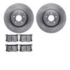 6502-03429 Brake Rotors w/5000 Advanced Brake Pads Kit, 2018-2020 Kia/Hyundai/Genesis, Position: Front - image 1