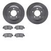 6502-03436 Brake Rotors w/5000 Advanced Brake Pads Kit, Fits Select Kia/Hyundai/Genesis, Position: Rear - image 1