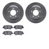 6502-03437 Brake Rotors w/5000 Advanced Brake Pads Kit, Fits Select Kia/Hyundai/Genesis, Position: Rear - image 1