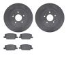 6502-03441 Brake Rotors w/5000 Advanced Brake Pads Kit, Fits Select Kia/Hyundai/Genesis, Position: Rear - image 1