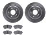 6502-03450 Brake Rotors w/5000 Advanced Brake Pads Kit, Fits Select Kia/Hyundai/Genesis, Position: Rear - image 1