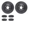 6502-03453 Brake Rotors w/5000 Advanced Brake Pads Kit, Fits Select Kia/Hyundai/Genesis, Position: Front - image 1
