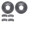 6502-11034 Brake Rotors w/5000 Advanced Brake Pads Kit, 1974-1974 Land Rover, Position: Front - image 1