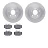 6502-11061 Brake Rotors w/5000 Advanced Brake Pads Kit, 1994-2002 Land Rover, Position: Rear - image 1