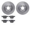 6502-11072 Brake Rotors w/5000 Advanced Brake Pads Kit, 2003-2005 Land Rover, Position: Front - image 1