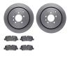 6502-11084 Brake Rotors w/5000 Advanced Brake Pads Kit, 2005-2016 Land Rover, Position: Rear - image 1
