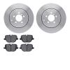 6502-11116 Brake Rotors w/5000 Advanced Brake Pads Kit, 2010-2012 Land Rover, Position: Rear - image 1