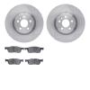 6502-11155 Brake Rotors w/5000 Advanced Brake Pads Kit, 2015-2019 Multiple Makes/Models, Position: Front - image 1
