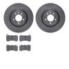 6502-11191 Brake Rotors w/5000 Advanced Brake Pads Kit, 2018-2021 Land Rover, Position: Front - image 1