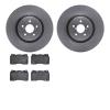 6502-13108 Brake Rotors w/5000 Advanced Brake Pads Kit, 2003-2020 Multiple Makes/Models, Position: Front - image 1