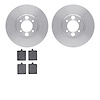 6502-20032 Brake Rotors w/5000 Advanced Brake Pads Kit, 1962-1967 Jaguar, Position: Rear - image 1