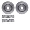 6502-20106 Brake Rotors w/5000 Advanced Brake Pads Kit, 2000-2006 Jaguar, Position: Front - image 1
