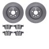 6502-20181 Brake Rotors w/5000 Advanced Brake Pads Kit, 2017-2020 Multiple Makes/Models, Position: Rear - image 1