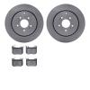 6502-21042 Brake Rotors w/5000 Advanced Brake Pads Kit, Fits Select Kia/Hyundai/Genesis, Position: Rear - image 1