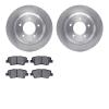 6502-21099 Brake Rotors w/5000 Advanced Brake Pads Kit, Fits Select Kia/Hyundai/Genesis, Position: Rear - image 1