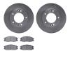 6502-21125 Brake Rotors w/5000 Advanced Brake Pads Kit, 2003-2006 Kia/Hyundai/Genesis, Position: Front - image 1