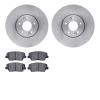6502-21161 Brake Rotors w/5000 Advanced Brake Pads Kit, 2015-2020 Kia/Hyundai/Genesis, Position: Front - image 1