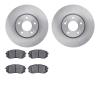6502-21167 Brake Rotors w/5000 Advanced Brake Pads Kit, 2012-2016 Kia/Hyundai/Genesis, Position: Front - image 1