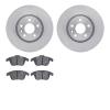 6502-27256 Brake Rotors w/5000 Advanced Brake Pads Kit, 2007-2018 Multiple Makes/Models, Position: Front - image 1