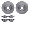 6502-27287 Brake Rotors w/5000 Advanced Brake Pads Kit, Fits Select Multiple Makes/Models, Position: Front - image 1