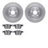 6502-27292 Brake Rotors w/5000 Advanced Brake Pads Kit, 2016-2021 Volvo, Position: Rear - image 1