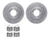 6502-28001 Brake Rotors w/5000 Advanced Brake Pads Kit, 1969-1983 Peugeot, Position: Front - image 1