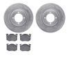 6502-28002 Brake Rotors w/5000 Advanced Brake Pads Kit, 1980-1989 Peugeot, Position: Front - image 1