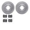6502-28003 Brake Rotors w/5000 Advanced Brake Pads Kit, 1980-1989 Peugeot, Position: Front - image 1