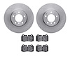 6502-31270 Brake Rotors w/5000 Advanced Brake Pads Kit, 1993-1997 BMW, Position: Front - image 1