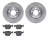 6502-31339 Brake Rotors w/5000 Advanced Brake Pads Kit, 2000-2003 BMW, Position: Front - image 1