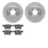 6502-31471 Brake Rotors w/5000 Advanced Brake Pads Kit, 2012-2021 BMW, Position: Front - image 1