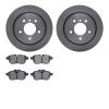 6502-31514 Brake Rotors w/5000 Advanced Brake Pads Kit, 2009-2010 BMW, Position: Rear - image 1