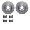 6502-31557 Brake Rotors w/5000 Advanced Brake Pads Kit, 2012-2020 BMW, Position: Front - image 1