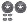 6502-31616 Brake Rotors w/5000 Advanced Brake Pads Kit, 2017-2021 BMW, Position: Rear - image 1