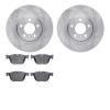 6502-31681 Brake Rotors w/5000 Advanced Brake Pads Kit, 2014-2019 BMW, Position: Front - image 1