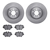 6502-31716 Brake Rotors w/5000 Advanced Brake Pads Kit, Fits Select Multiple Makes/Models, Position: Front - image 1