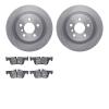 6502-31724 Brake Rotors w/5000 Advanced Brake Pads Kit, 2018-2018 BMW, Position: Rear - image 1