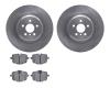 6502-31737 Brake Rotors w/5000 Advanced Brake Pads Kit, 2016-2020 BMW, Position: Rear - image 1
